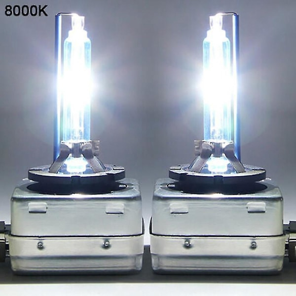 2 st D1c D1s D1r 8000k Ice Blue Hid Xenon bilstrålkastare 35w High Low
