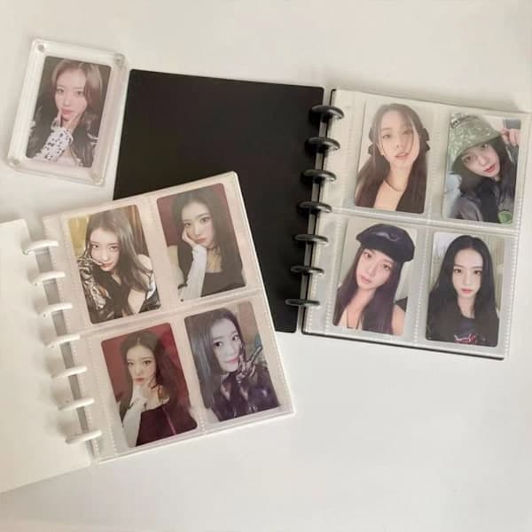 Fotoalbum, lösblindsbindare, vit White