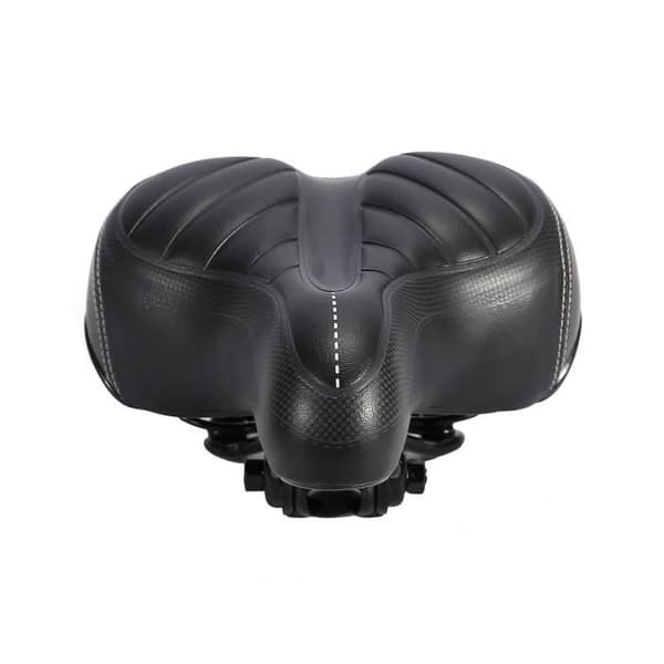 Cykel sadel - Ergonomisk - Sort - Vandtæt PU - 25x20cm - Optimal komfort
