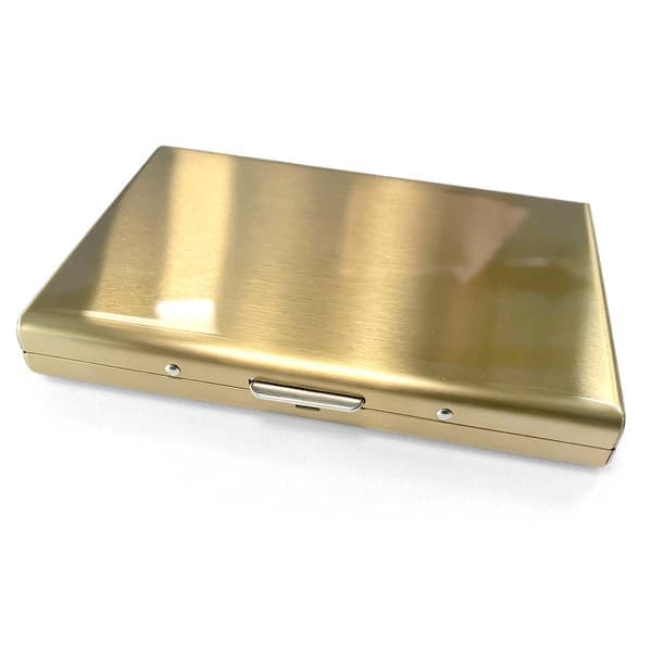 RFID-korttikotelo, 6 korttipaikkaa, kulta Gold