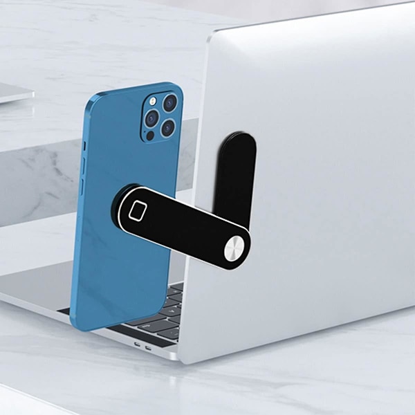 Magnetisk Laptop Telefonholder Justerbar Laptop Stativ Laptop Side Mount Clip