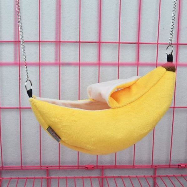 Hamster Bed House Hängmatta (banan)
