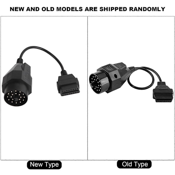 20-stifts till 16-stifts OBD2 Adapterkontakt Scannerkabel för E36 E38 E39 E46 E53 X5 Z3