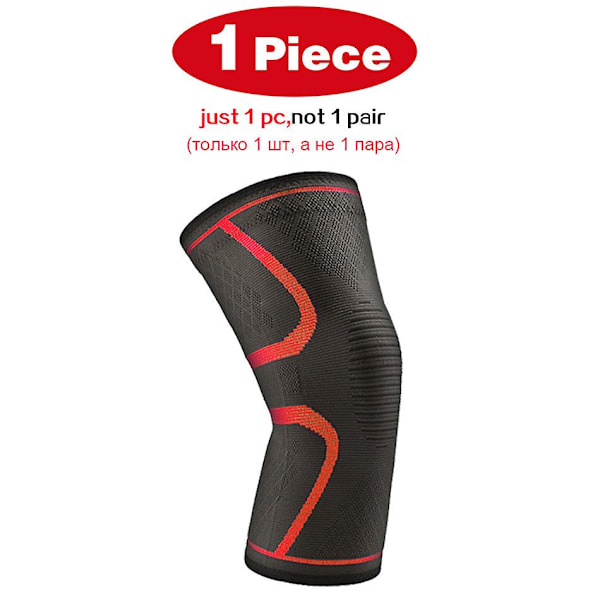 1/2 stk. knæstøtte til gigtled Nylon Sports Fitness Kompressionsærmer Knæbeskyttere Løbebeskyttelse 1 piece blue Xxl