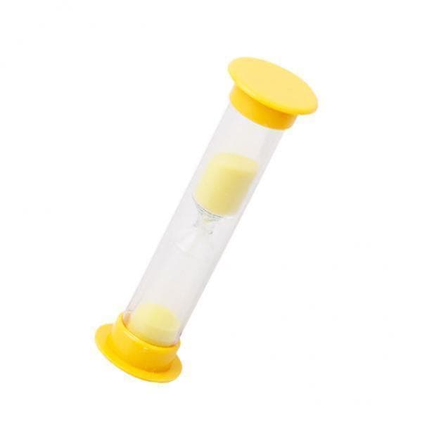 3x Mini Timeglas Sandglas 1 Minut Sandur Gul
