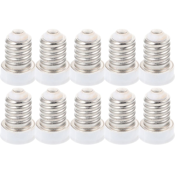 10 stk. Pære Adapter Lampeholder Adapter E14 Til E12 Pære Adapter Forsyning