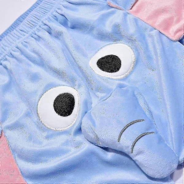 Elefanttrunk Underkläder Roliga Elefantunderkläder Nyhet Boxershorts Skämtpresenter Herr Bomulls Atletiska Shorts - DX BLÅ M