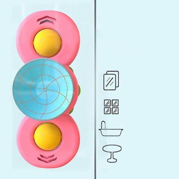 3 stk. Sugekopp Fidget Spinner for Babyer Sugekopp Spinner Leker Babyleker, Baby Fidget Spinner Sugekopp