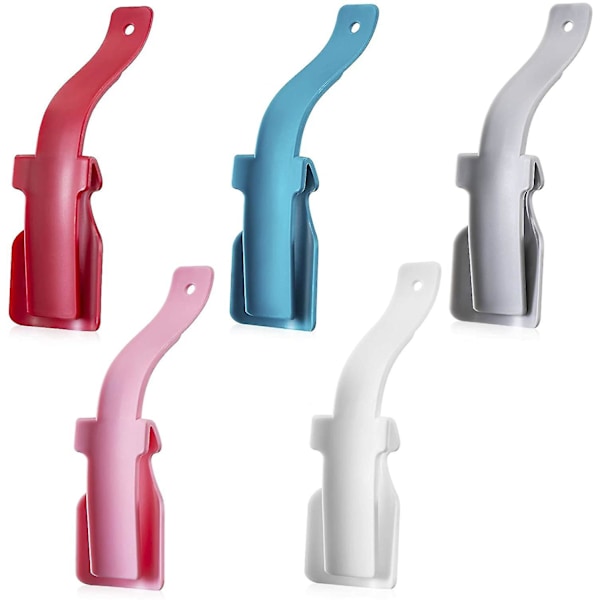 5 st Lazy Shoe Horn Hjälpare, Lång Sko Horn För Alla Åldrar Och Passar Alla Storlekar Skor, Bärbar Sko Horn Sock Slider