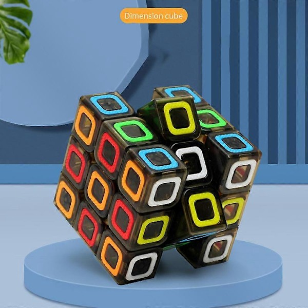 3x3x3 Pyraminx 3&times;3 Magisk Cube Speed Puzzle Leke for Barn 3X3 Speil Cubo Magico Prikk Sirkel Svart Bakgrunn Cube Puzzle D