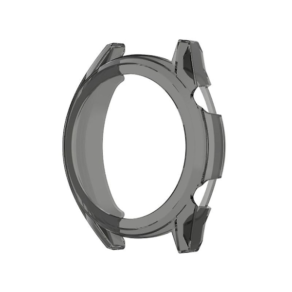 42/46mm TPU Smart Watch Bumper Case Skyddande Skal för Huawei Watch GT 2 Transparent Black 42mm