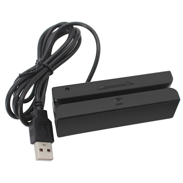 MSR90 USB Magnetisk Stripe Kortläsare Kortläsare Stripe 3 Spår Mini Swiper för USB PC