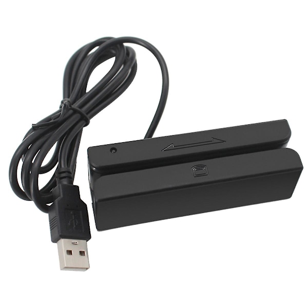 Msr90 Usb Magnetisk Stripe Kortlæser Kortlæser Stripe 3 Spor Mini Swiper Til Usb Pc