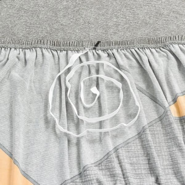Töjbart L-format hörnsofföverdrag (3+2 sits), elastiskt möbelskydd i polyester - 2-delat set Jaune+Gris