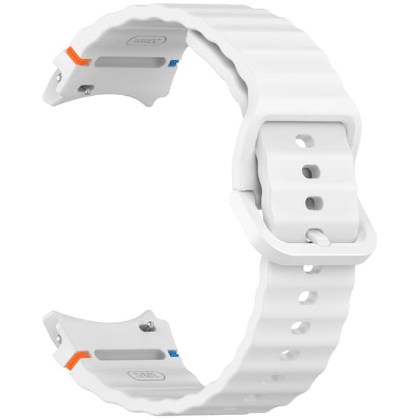 Silikone urrem til Samsung Watch 7 Hvid Hvid White