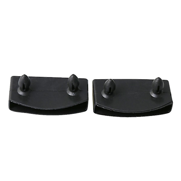 50 stk. Sengespjæld Plast End Caps Holdere 55mm Sort -
