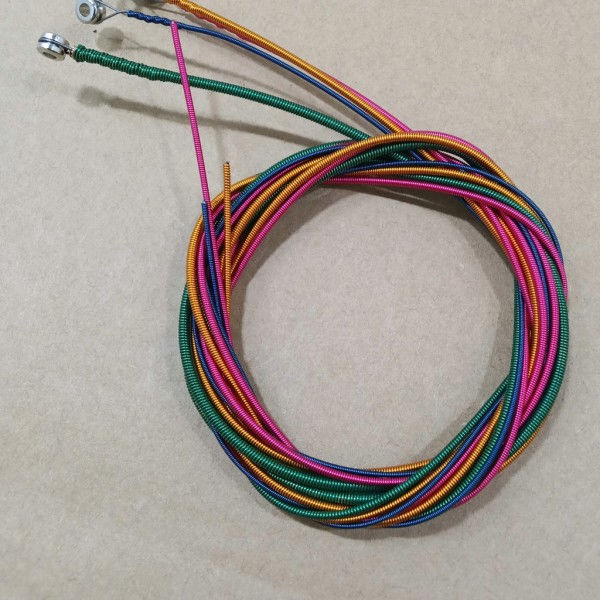 Bassträngar, 4-strängade bassträngar Elektriska bassträngar Kvalitet 0,44 mm-1,00 mm Färgglada huvud Elektriska bassträngar
