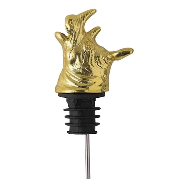 Vinflaskeutheller Fancy Pourer Rhino Flaskestopper Bevarende Stopper (1 stk)