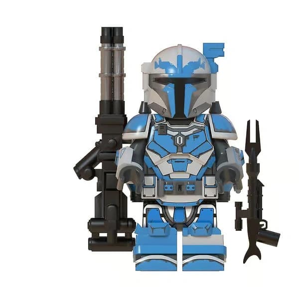 Mandalorian tunga infanteri-minifigurer - Leksaksactionfigurer
