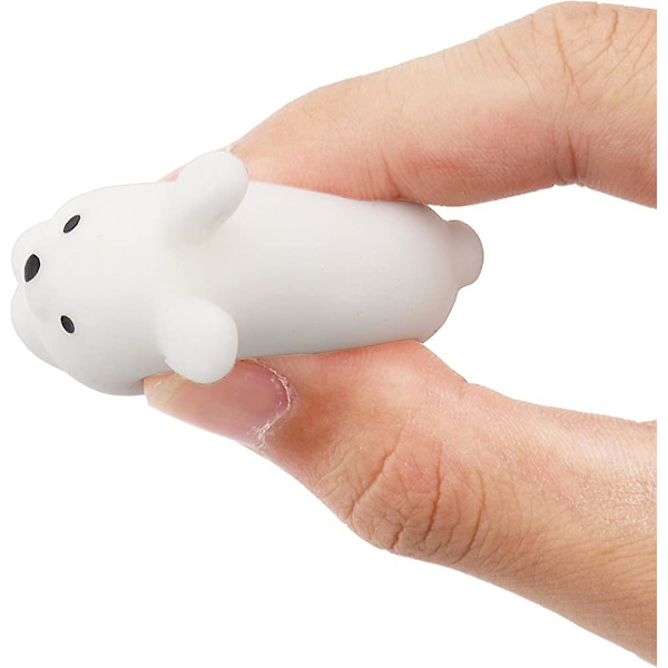 24 stk. Mini Squishy Dyr Squishies Kawaii Søde Bløde Legetøj Stress Squeeze Legetøj