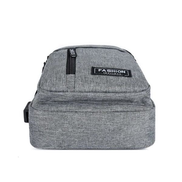 Crossbody taske Brysttaske Grå Grey