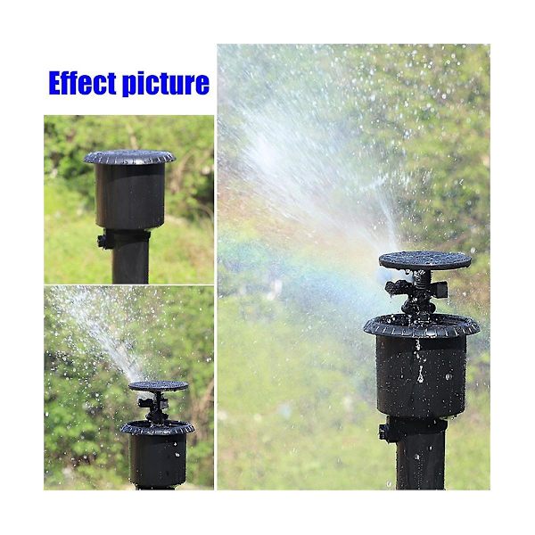 1/2 tommer 3/4 tommer integreret sprinkler med højt vandtryk 360 graders roterende vanding pop-up sprayhoved sprinkler