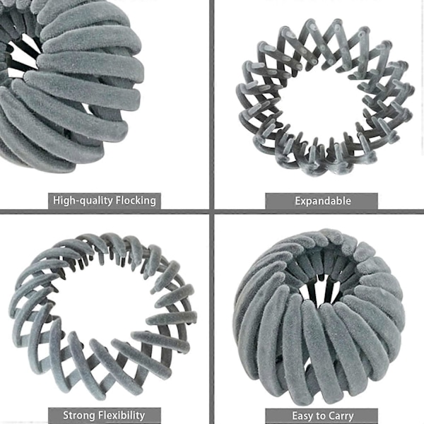 Lazy Fashion Birds Nest Hårklemme, 7 stk. Fuglerede Hårnål til Kvinder og Piger Hårklemmer Hårtilbehør Donut Bun Maker Hårtilbehør