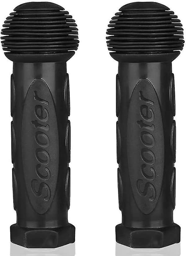 Et par gummistyr til scooterhåndtag - udskiftning til Mini eller Maxi Micro Scooter - sort