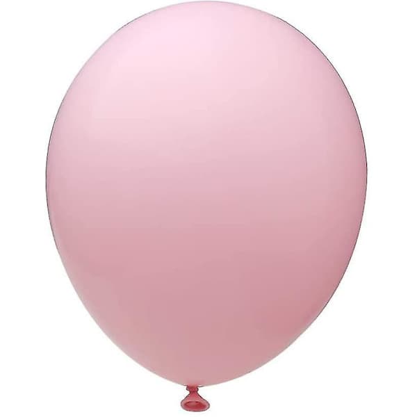 60 st ballongbåge rosa vit silver latex transparent