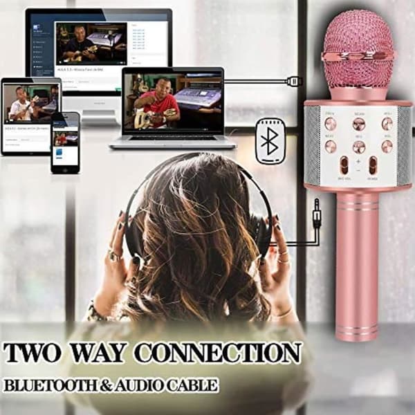 Karaokemaskin - Mekanisk - MVHRF - Trådløs - For barn - Bluetooth