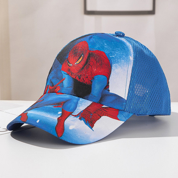 Verkkomateriaalista valmistettu baseball-lippis, Snapback Trucker -hattu, lahja lapsille, tytöille ja pojille - Spider-Man #2