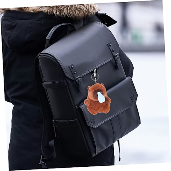 Kapibara-avaimenperä avaimenperä plushi avaimenperä reppu riipus avaimenperät plushi kapibara riipukset plushi täytetty kapibara riipus plushi kapibara koriste