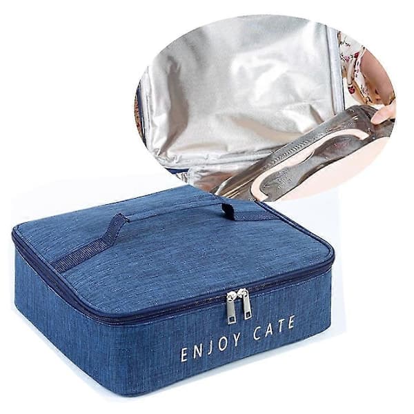 Bento Väska Matlåda Isolerad Väska blå L blue L
