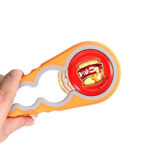Öppnare för burkar, burköppnare / flasköppnare multifer - Orange