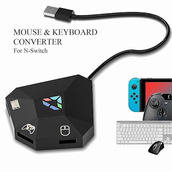 Hiiri/näppäimistöadapteri Nintendo Switch, PS4, Xbox One/360, PS3