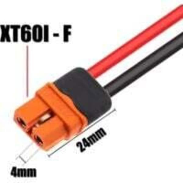 Smart solcellsladdningskabel - LUSKYKA® - XT60i-kontakt med signalstift - 5m längd