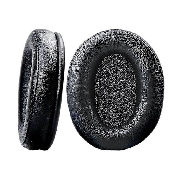 Öronkuddar för Kingston Hyperx Cloud II 2 Hörlurar Svampar Kuddar Öronmuffar Black protein leathe