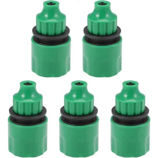 Snabbkoppling för trädgårdsslang, 4 mm innerdiameter, 5-pack, för trädgårdsbevattningssystem.
