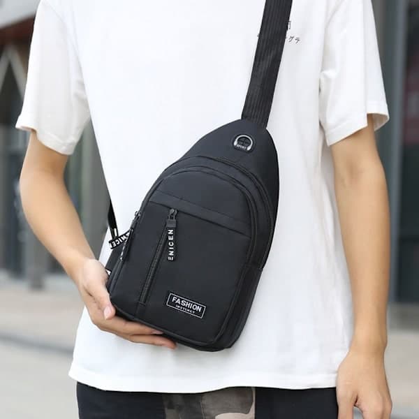 Crossbody taske Brysttaske Grå Grey