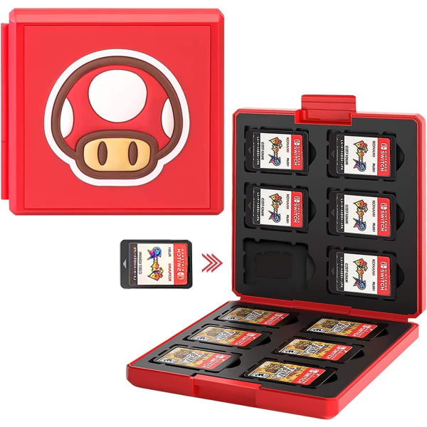 Nintendo Switch Lite NS Etui - Kan indeholde op til 12 spil