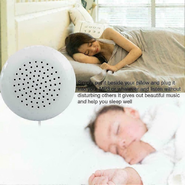 3,5 mm AUX Kudde Mini Högtalare Ljud För MP3 MP4 CD Bästa Vita Gåvor