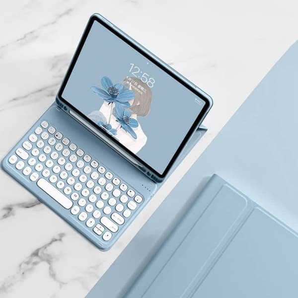 CDQ kompatibel med iPad 10. generation 2022 10,9\" etui (blå)