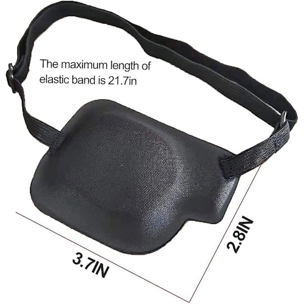 Strabismus ögonlapp, höger ögonlapp ögonlappar, ögonlapp justerbar pirat ögonlapp, justerbar strabismus ögonlapp ögonlapp, för piratögon F