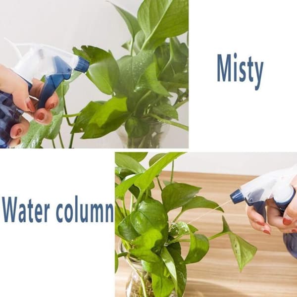 Tomma sprayflaskor 500 ml, lätt plast, 2-pack påfyllningsbara genomskinliga flaskor för hårvård/växter/rengöring, Fei Yu