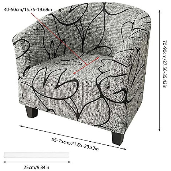 Nojatuolien Päällinen, Sovan Päällinen, Polyesterikuidusta Valmistettu, Joustava Nojatuolin Päällinen, Irrotettava ja Pestävä Sovan Päällinen Diamond