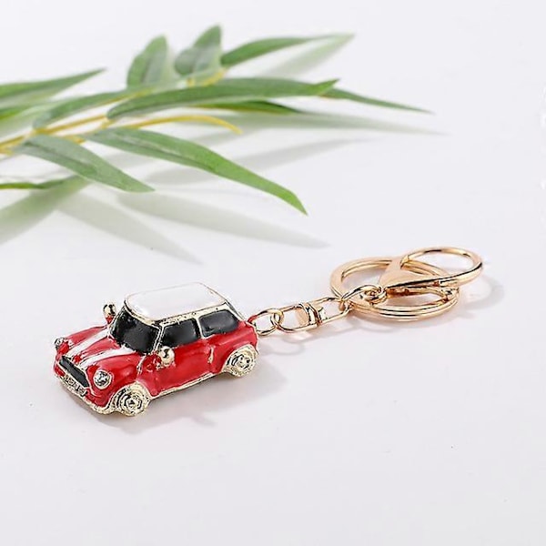 Bilinteriør Bil Nøkkelring For MINI Cooper One JCW Countryman Clubman Cabrio Paceman R60 R57 R55 R56 R53 Nøkkelring Kjede Tilbehør Kjøretøy Dekor Red
