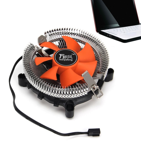 2200rpm Cpu Hiljainen Tuuletin Jäähdytin Jäähdytys Lämpöputki Intel Lga775/1155 Amd Am2/