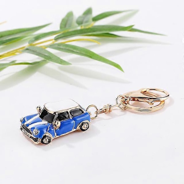 Bil Interiör Bil Nyckelring Nyckel För MINI Cooper One JCW Countryman Clubman Cabrio Paceman R60 R57 R55 R56 R53 Nyckelring Kedja Tillbehör Fordonsdekor Blue