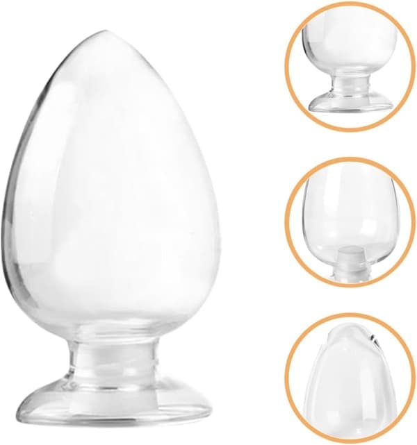 500 ml provflaskor förvaringsglasflaska stor kapacitet glas
