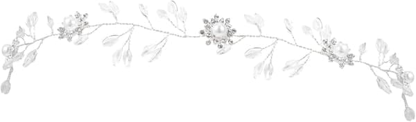Elegant Rhinestone-krone for bryllup Håndlaget legering brudehårdekorasjon